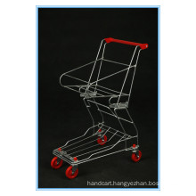 Chrome Plated Basket Shopping Trolley